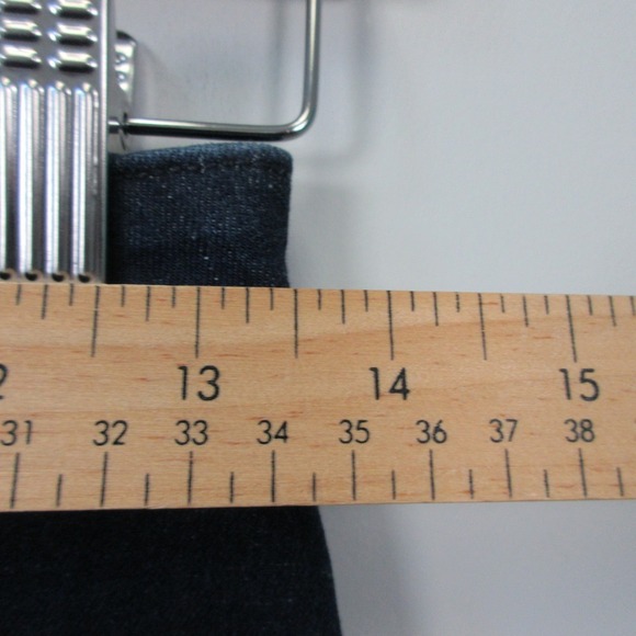 TEN Aritzia High Rise Flare Leg Jeans Women 27 Blue High Rise Dark Wash 620 - Picture 7 of 10